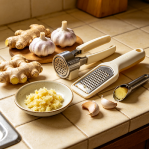 PressCore Garlic & Ginger Tool Set